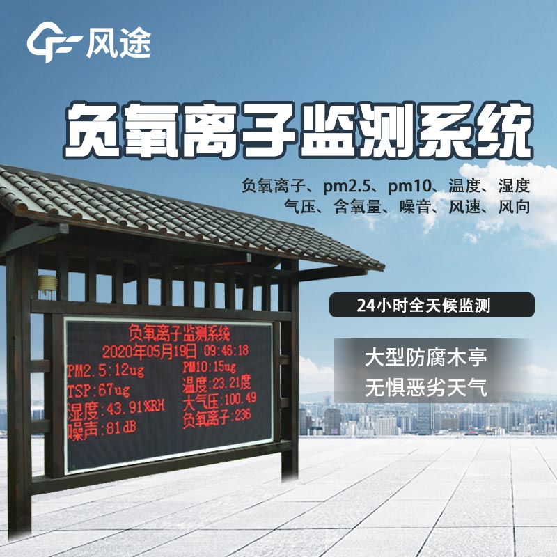 公園20分鐘效應(yīng)，用負(fù)氧離子監(jiān)測站保衛(wèi)環(huán)境