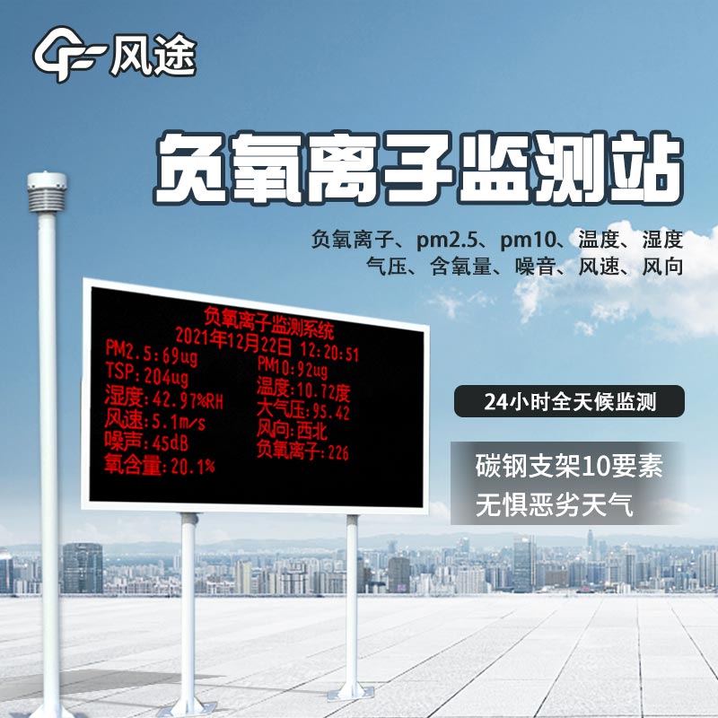 用數(shù)據(jù)量化生態(tài)效益，公園負（氧）離子監(jiān)測系統(tǒng)